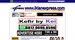 Desktop Screenshot of iklanexpress.com